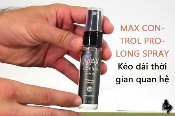  Phân phối Chai Xịt Max Control Prolong Spray thuốc chống xuất tinh sớm kéo dài thời gian giá sỉ